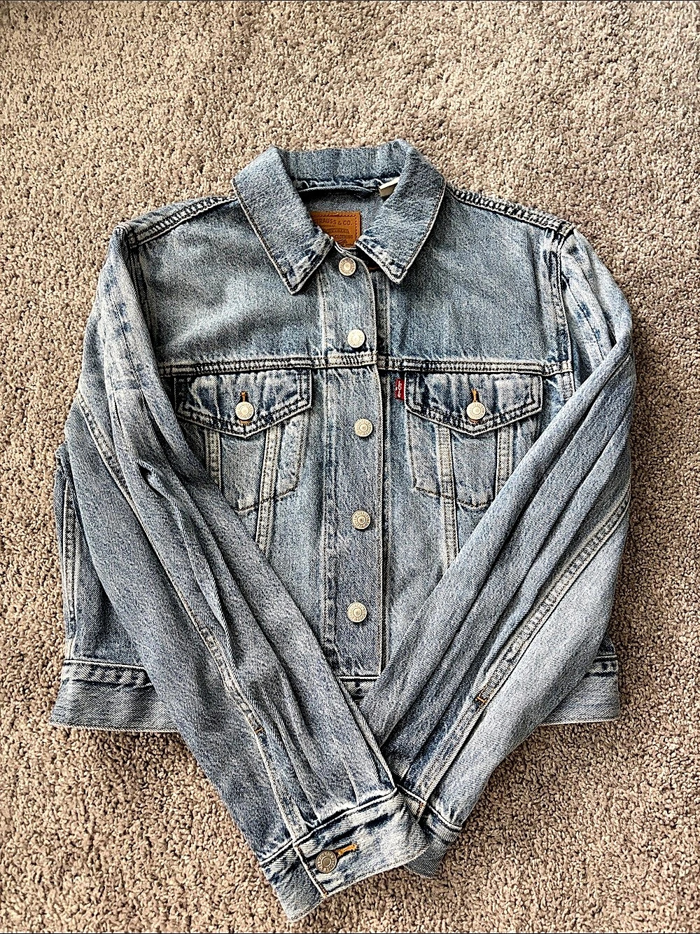 Levi's Full Sleeve Trucker Jacket Denim Blue Medium
